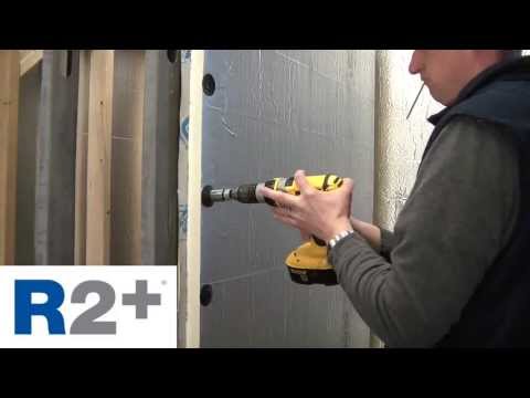 Fastening systems for attaching R2+ continuous insulation
