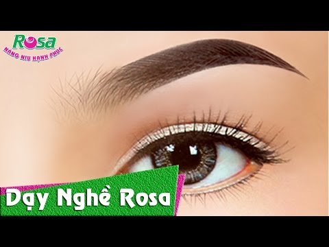 Hướng dẫn phun thêu chân mày - Tán bột