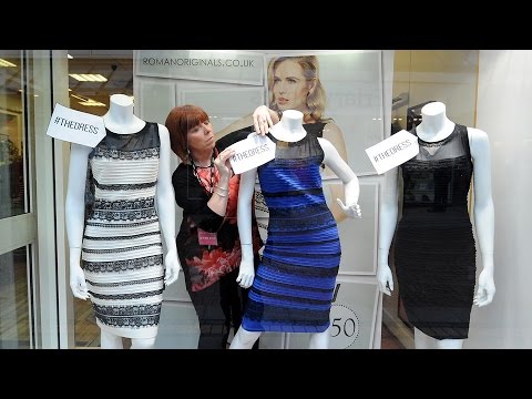 El color del vestido azul y negro o blanco y dorado, una ilusión ... El color del vestido azul y negro o blanco y dorado, una ilusión ...