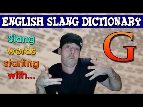 what does big g mean in slang