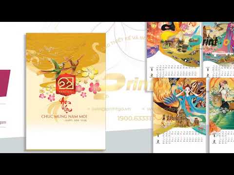 TỔNG HỢP MẪU LỊCH TREO TƯỜNG 2021 - NHẬN IN SỐ LƯỢNG LỚN