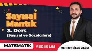 Sayısal mantık 3. Ders (Sayısal ve Sözelcilere) - Mehmet Bilge YILDIZ