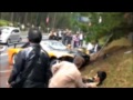 宮崎県のシーガイヤで行われていたスーパーカーミーティング事故の映像