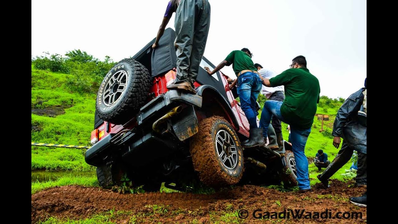 2015 Mahindra Thar Facelift off-road drive - YouTube