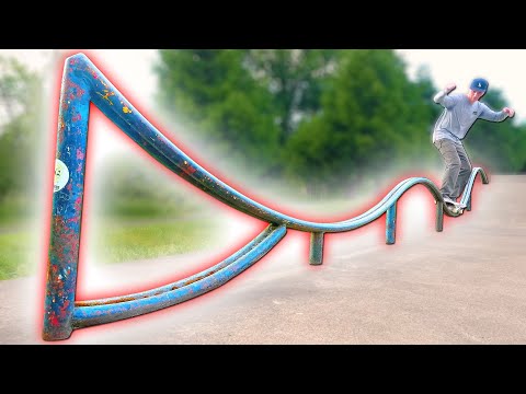 THE DRAGON SKATE RAIL?!