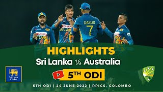 5th ODI Highlights | Sri Lanka vs Australia 2022