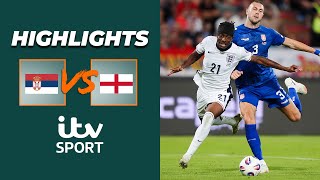 HIGHLIGHTS: Serbia vs. England | World Cup Qualifier | ITV Sport