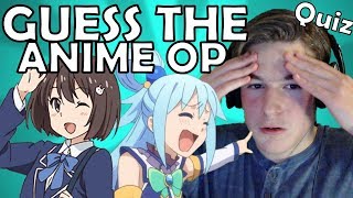 Do I know these Anime Openings? - Anime Openings Quiz!
