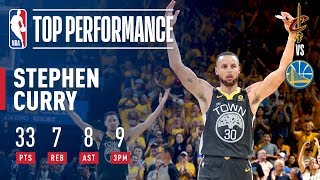 Stephen Curry Records Finals RECORD 9 made 3pt FG in Game 2 | 2018 NBA Finals Stephen Curry Records Finals RECORD 9 made 3pt FG in Game 2 | 2018 NBA Finals