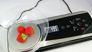 Yumyth's Touch Open Food Vacuum Sealer with Kitchen Scale