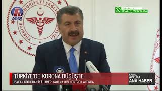 Ana Haber - Türkiye'de Koronavirüsün Yayılma Hızı Kontrol Altına Alındı 15.04.20