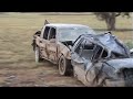 Bush Bomb Party In Bendigo,VR Commodore / Diahatsu Mira / Toyota Celica all Get Fucked Up.HD