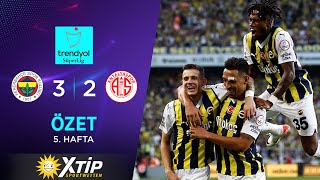 Merkur-Sports | Fenerbahçe (3-2) B. Antalyaspor - Highlights/Özet | Trendyol Süp