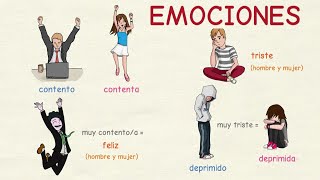 Aprender Español: Emociones Y Estados De Ánimo 😀😩 (Nivel Básico)
