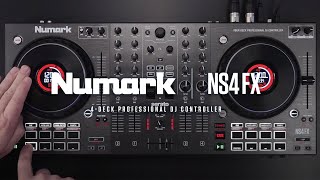 Numark NS4FX Introduction | 4-Channel DJ Controller with Effects and Pro Inputs and Outputs