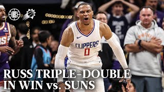 Russell Westbrook Triple-Double 16 PTS, 15 REB, 15 AST vs. Suns Highlights | LA 