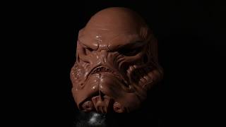 Organic stormtrooper helmet