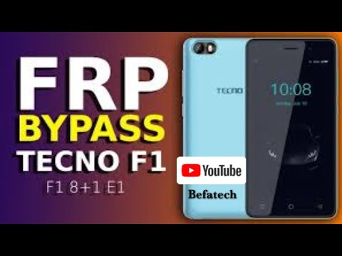 Tecno F1 frp Bypass Google Account Remove 100% Tecno F1 frp Bypass Google Account Remove 100%