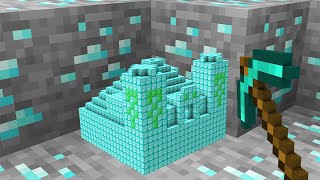 MADENDE KÜÇÜK YAPILAR BULDUM 😱 - Minecraft
