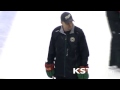 Mike Yeo ANGRY at Minnesota Wild Practice GOES NUTS