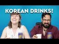 Foreigners Try Korean Drinks (ANTI-HANGOVER DRINK???)