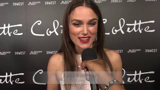 Keira Knightley Talks Colette Colette Premiere