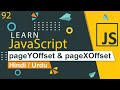 JavaScript pageYOffset & pageXOffset Tutorial in Hindi / Urdu
