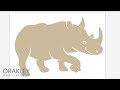Rhinoceros Speed Painting - Vector.