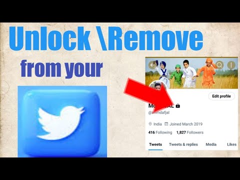 How to remove private account symbol from Twitter| How to remove private account symbol from Twitter|