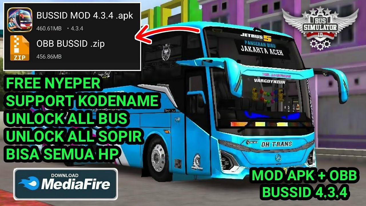 BUSSID UPDATE 4.3.4 !! How to Install Apk + Obb Bussid BUSSID UPDATE 4.3.4 !! How to Install Apk + Obb Bussid