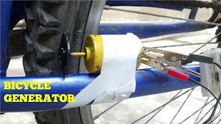 BICYCLE GENERATOR. BICYCLE GENERATOR.