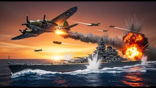 Army Men Stop Motion Yamato Battleship Under Air Attack Epic Wwii Toy War