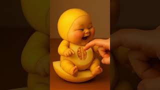 This Baby Melon Gets Tickled By Tiny Human Hands, Cant Handle It And Bursts Into Giggles .