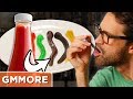 Ketchup Gummy Worm Taste Test