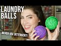 DO LAUNDRY BALLS REALLY WORK?! Laundry Ball Amazon Review | Crystal Wash DUPE!!