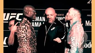 Kamaru Usman Vs Colby Covington Face Off Ufc 268