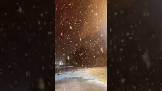 Kar yağışı snap story