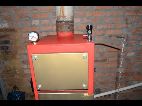 Пиролизный котел на естественной тяге