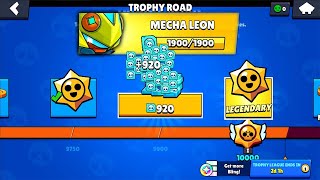 FINALLY!!! MECHA LEON!!!🔥 LEGENDARY CREDITS !!10,000 TROPY ROAD! 11 NEW BRAWLERS BRAWL STARS UPDATE!