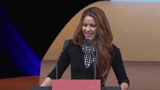 Shakira's Speech At #Wise19 (Qatar)