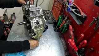 7 Hp Dizel Motor Yenileme Çapa Makinesi Silindir Kapak Ve Piston Değişimi