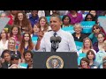 President Obama in Fairfax, Virginia: "Romnesia"