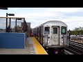 IRT Pelham line: Pelham Bay Park & Brooklyn Bridge bound R62A (6) Trains at Castle Hill Ave