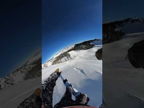 FULL SPEED BLIND ROLLER #SNOWBOARDING #POWDER