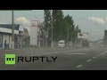 Ukraine: Rocket-launcher equipped Lugansk People's Republic forces close to Kiev-controlled airport