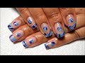 Negative Space Water Marble Nail Art Tutorial