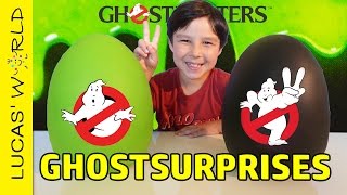 GHOSTBUSTERS PLAY-DOH SURPRISE EGGS! New Ghostbusters Movie Toys ECTO-1 ECTO-2 & Figures PART 1