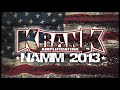 Tesla's Frank Hannon and Dave Rude at the Krank booth, NAMM 2013 Performance