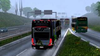 Euro Truck Simulator 2 Bus trip to Gdansk with Marcopolo Paradiso G7 1800 DD p1
