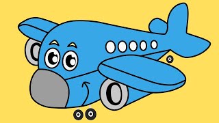 Mavi Uçak Nerdesin - Renkleri Öğreniyorum - Çocuk Şarkıları - Çizgi Film